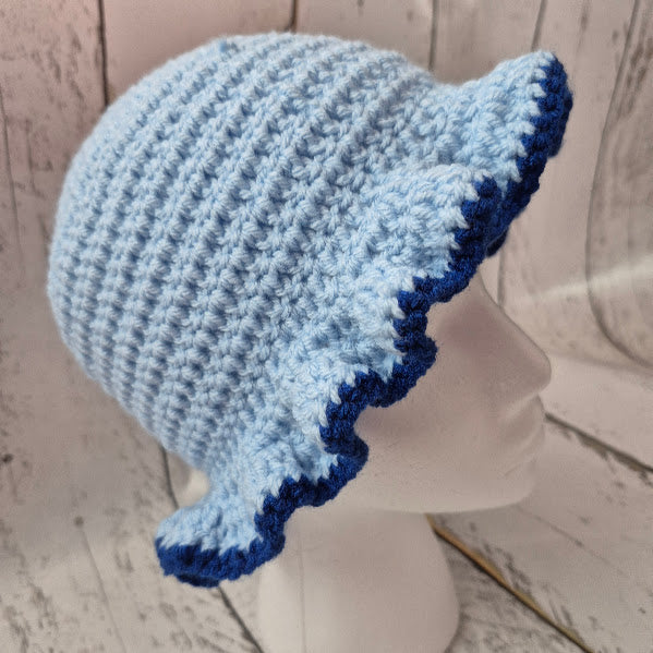 Blueberry Ruffle Bucket Hat