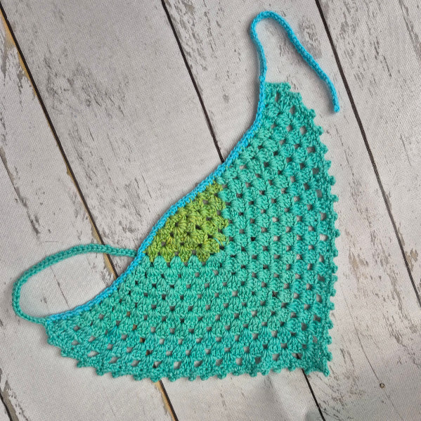 Teal & Green Bandana