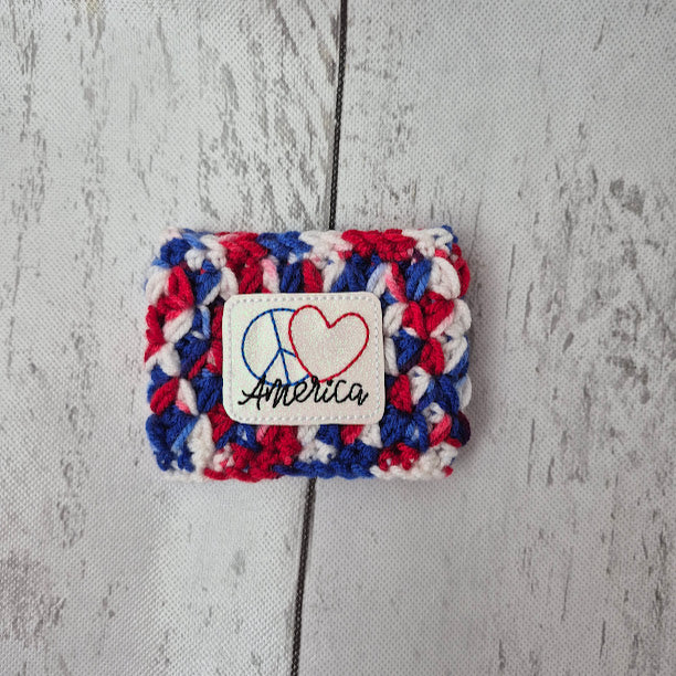 Peace Love America Drink Cozy