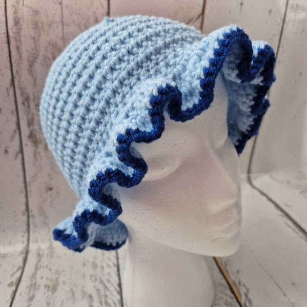 Blueberry Ruffle Bucket Hat