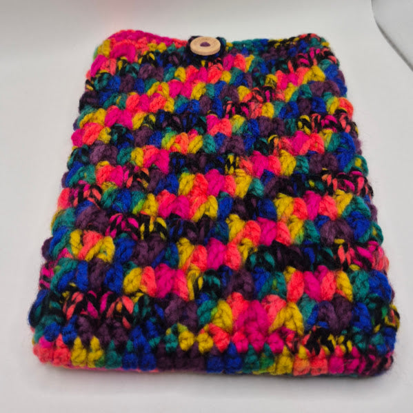 Black Neon Rainbow Kindle Sleeve