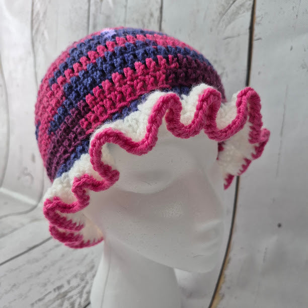 Bubblegum Pop Ruffle Hat