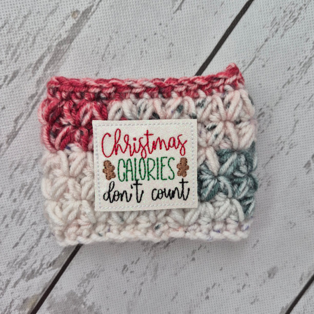 Christmas Calories Don't Count Drink Cozy