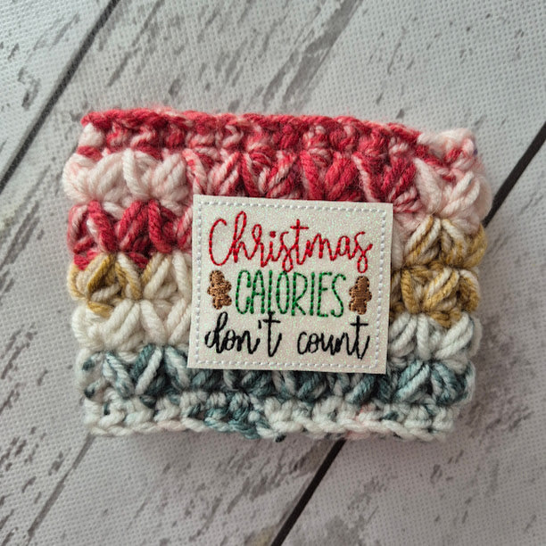 Christmas Calories Don't Count Drink Cozy