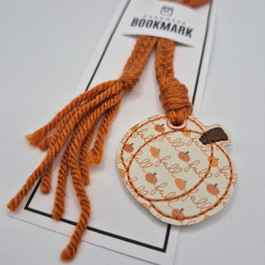 Fall Pumpkin Camel Bookmark
