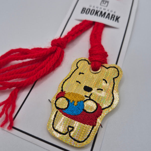 Pooh Honey Pot Red Bookmark