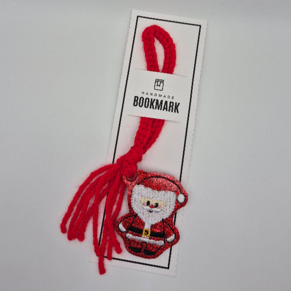 Santa Sparkle Red Bookmark