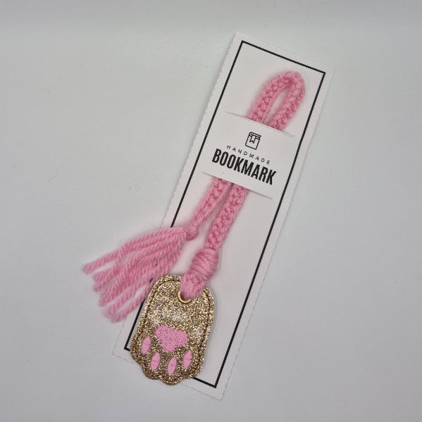 Toe Beans Pink Bookmark